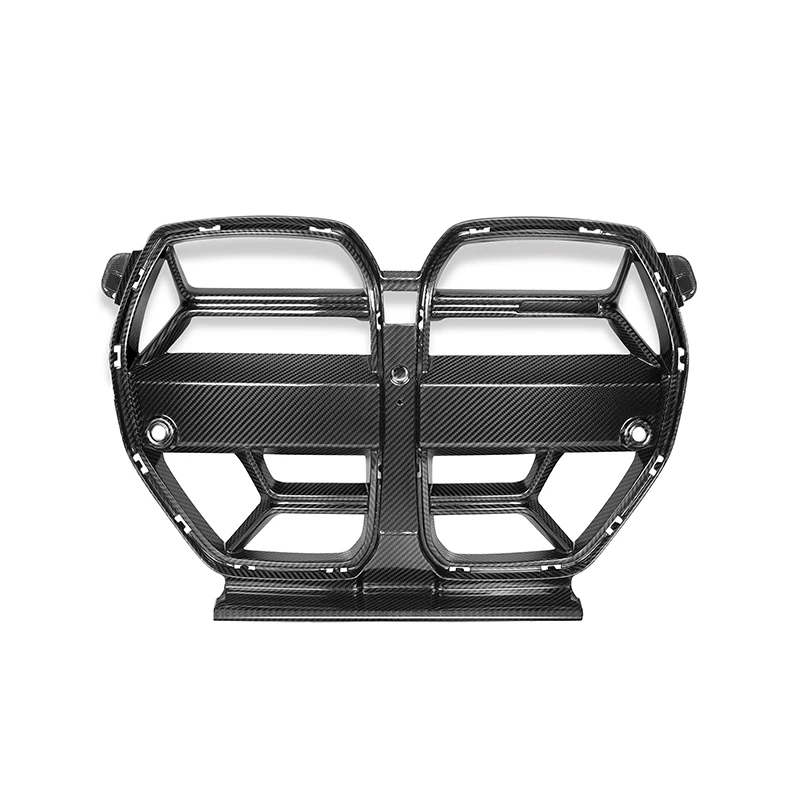 

100% Dry Carbon Fiber Front GRILLE CSL style For BMW G80 G82 G83 M3 M4 2021+Without ACC Bumper grille