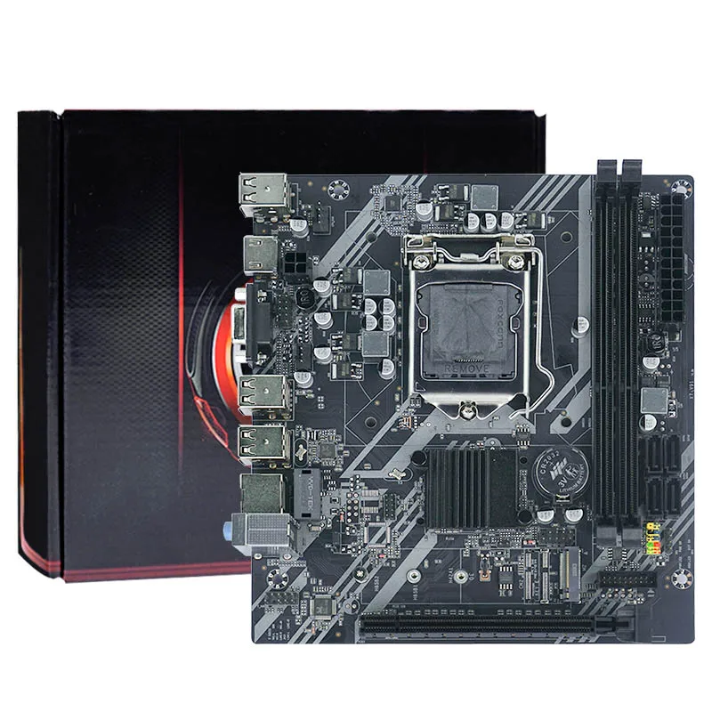 

Hot Sale Dual-Channel DDR3 Max 16GB 2nd/3rd CPU LGA1155 H61 PC Motherboard For Desktop
