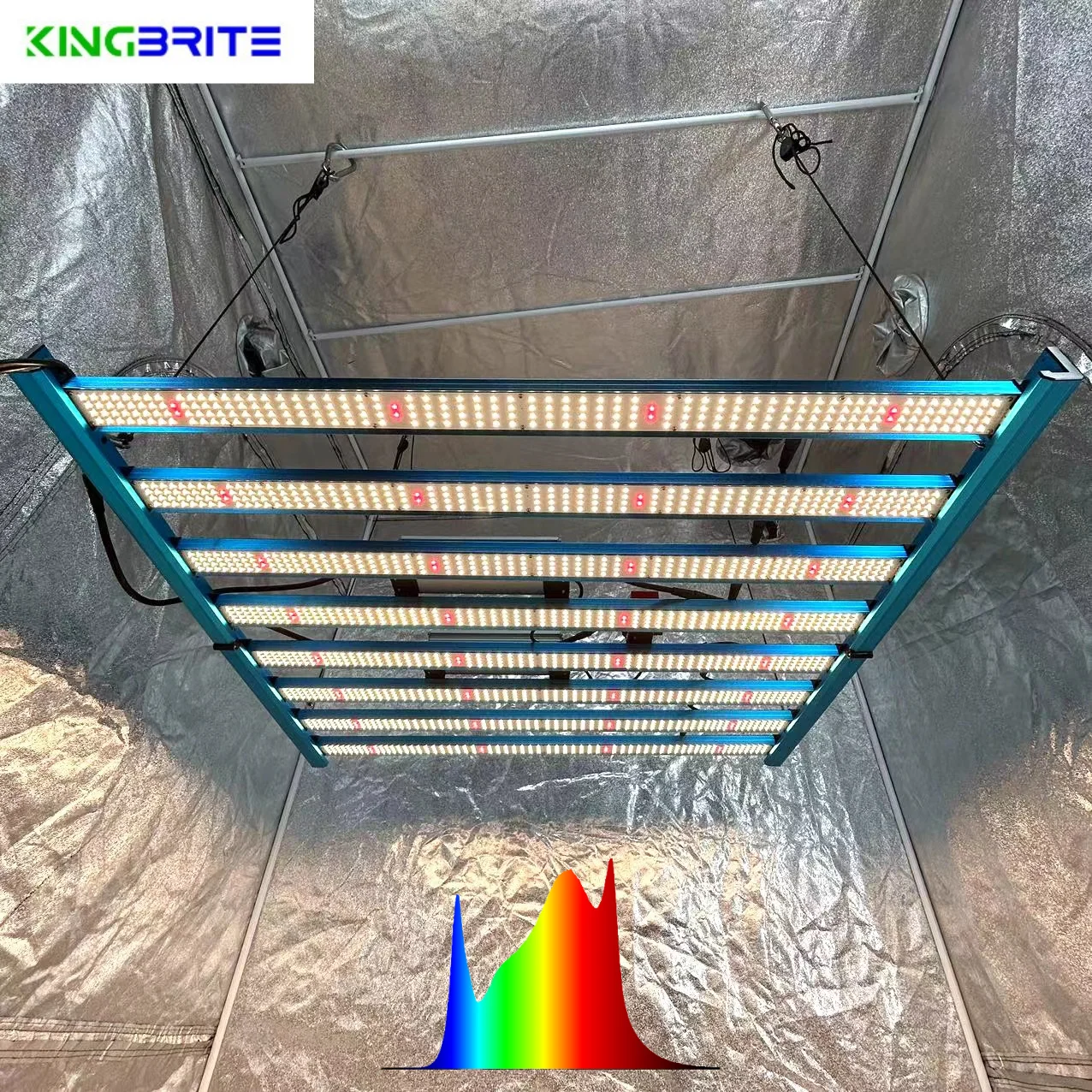 

SAMSUNG LM301H+XP-E2 660nm KingBrite X55 650W Led Grow Light