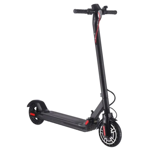 

8.5inchelectric motor for scooter 2 wheel with electronic brake and disc brake off road electric scooter and led light, Black