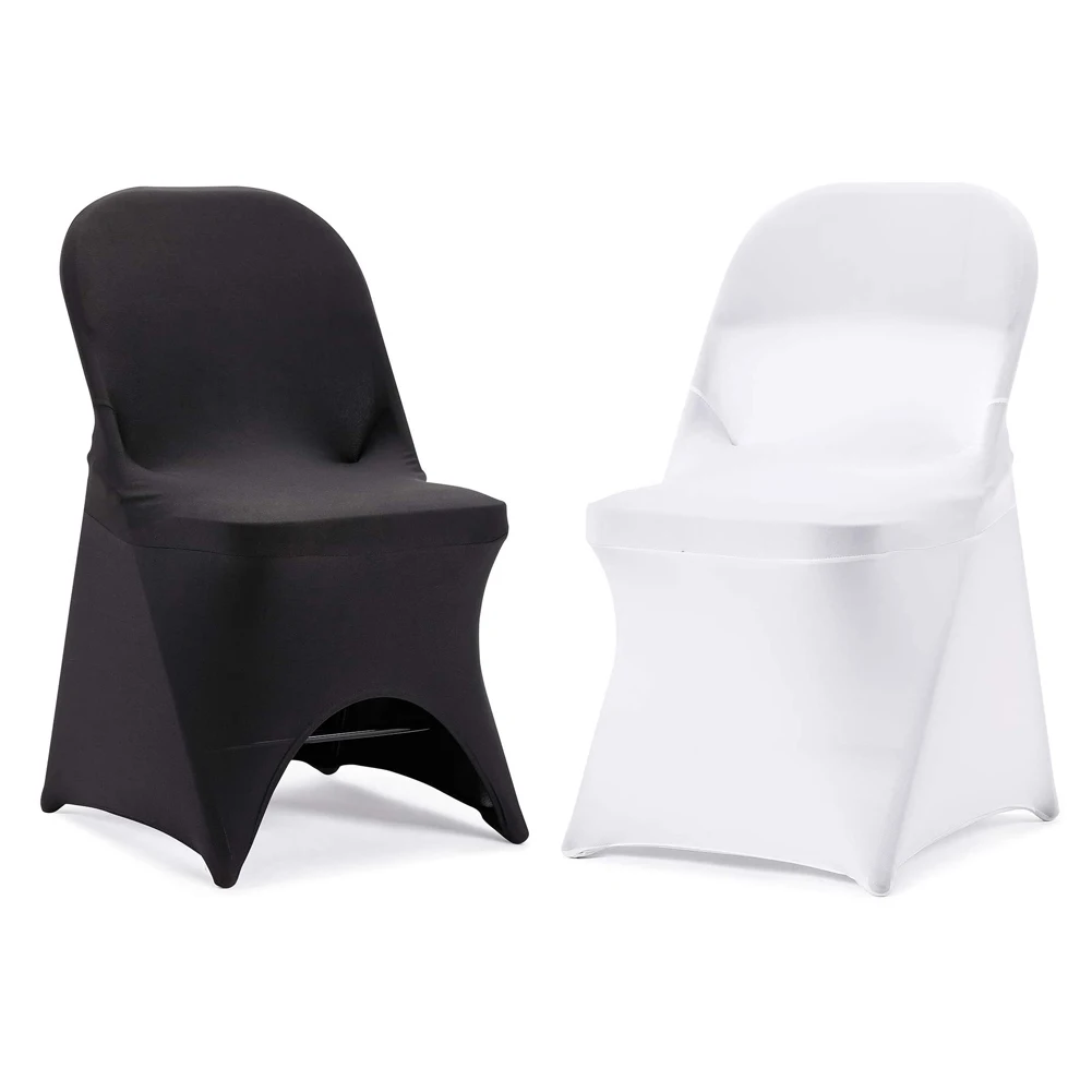 

Reador wholesale stretch party banquet chair slipcovers white wedding spandex folding chair cover