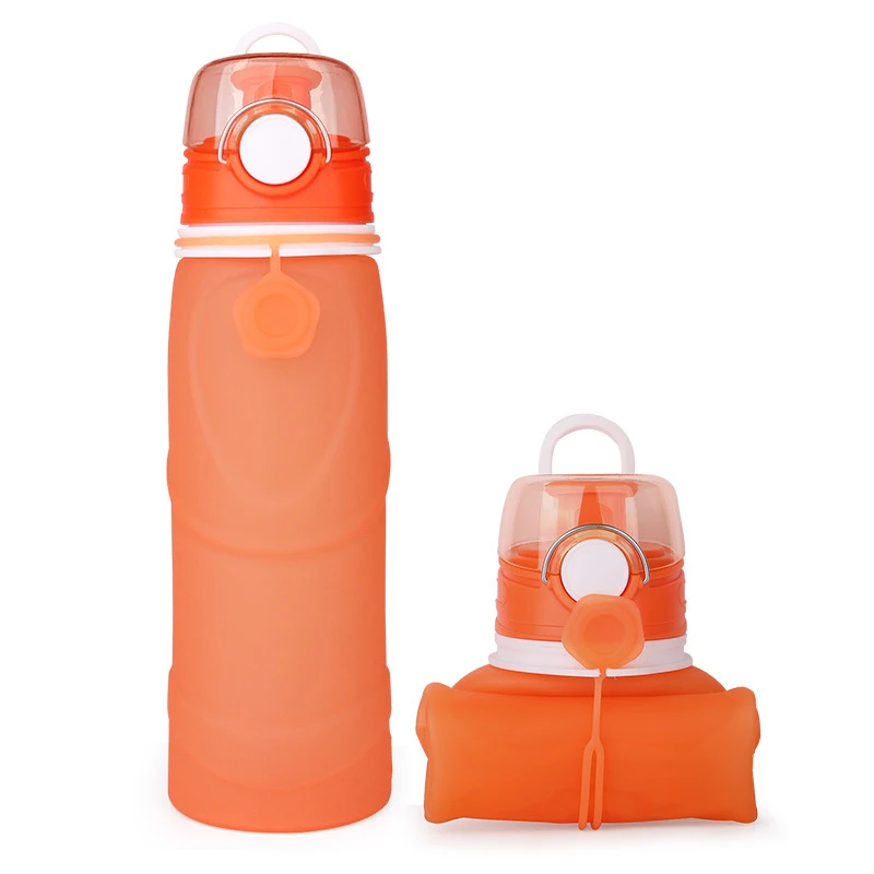 

Sport Bottle Collapsible Drink Bottles Reusable Silicone Water Jug for Camping Hiking Travel Gym