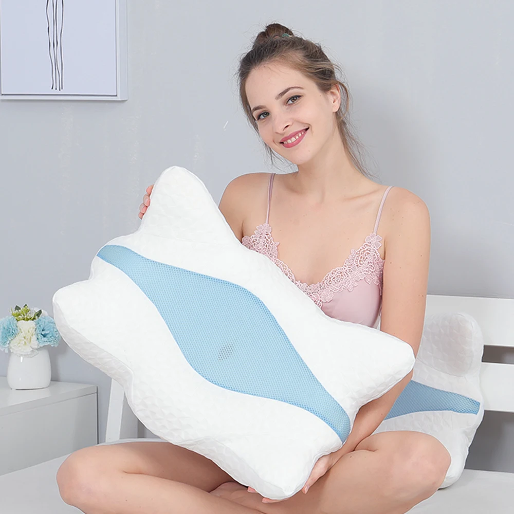 

Saien 2022 New Upgraded Neptune Star Orthopedic Memory Foam Pillow Sleeping Beauty Pillow Anti-neck Wrinkles Bed Pillow Neck