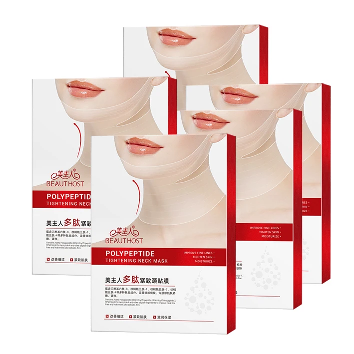 

OEM Hexapeptides Anti Wrinkle Lifting Firming Beauty Neck Mask Skin Care V Mask