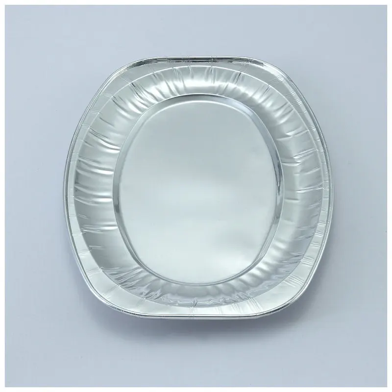 Oval Silver Foil Party Platter,Disposable Aluminum Food Plate,Aluminium ...