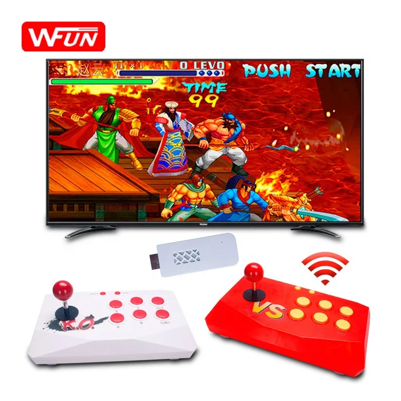 

Family TV Video Game Console 32 bit Mini HD 4K Game Stick built-in 1788 games with Wireless Arcade Joystick