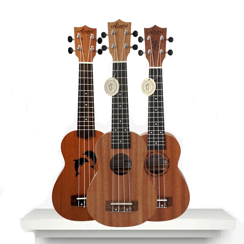 

Wholesale price Aiersi ukulele OEM ODM handmade mahogany ukelele for sale