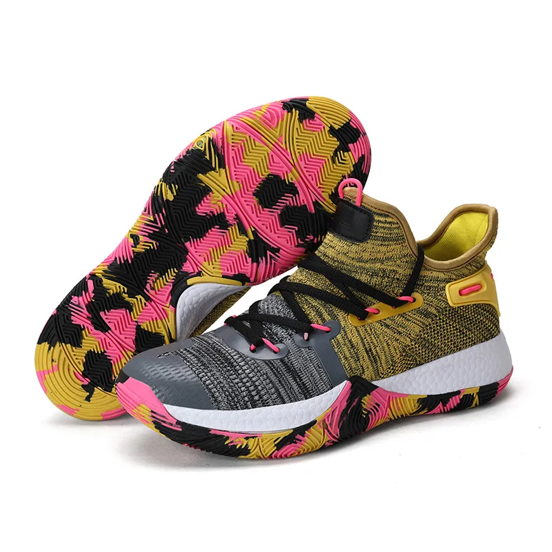 

Women casual men high quality basketball shoes MD rubber non-slip sole sneakers Training shoe