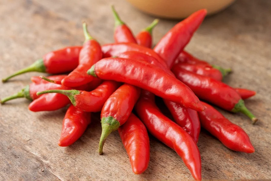 Chile Colorado sold at a traditional street market