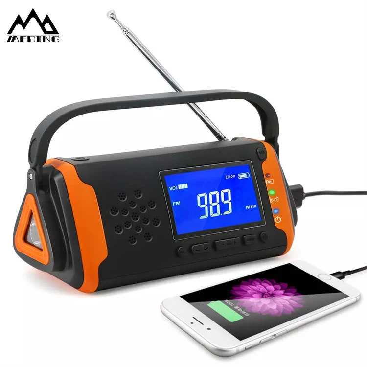 

MEDING MD-097 solar charging radio multifunction emergency radio