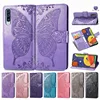 Embossing craft leather mobile phone case with wallet card holder for Samsung A50s/a30s/a20s