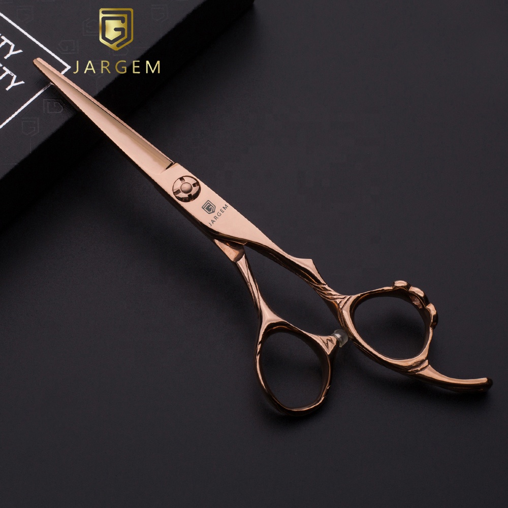 

Rose gold coated hairdressing scissors japanese professional hair cutting scissors, Can be customized