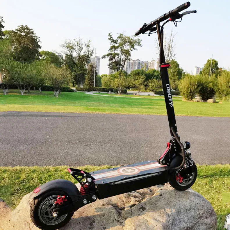 

Green power 1600W 2600W 15Ah 20Ah electric scooter double charging electric scooter with handrail