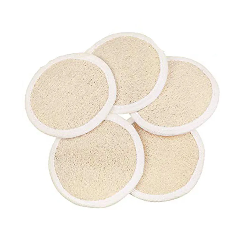 

Wholesale Price 100% Natural Exfoliating Loofah Material Sponge Pad Scrubber Brush Close Skin For Men And Women Shower