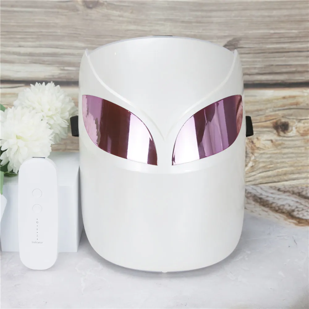 

Led light therapy face mask instrument professional equipment women beauty tools, White or customized