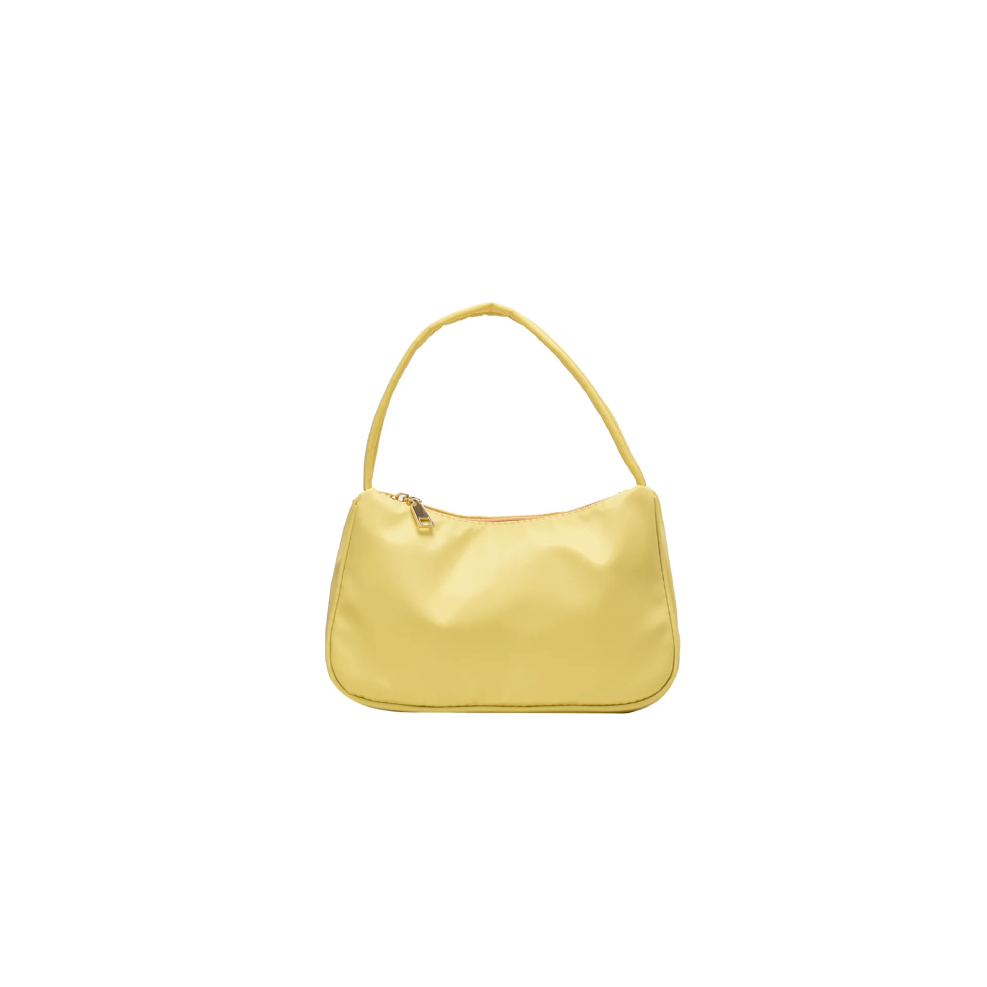 

Korean Fashion Retro Design Baguette Bag Nylon Solid Color Ladies Handbag, 9 colors