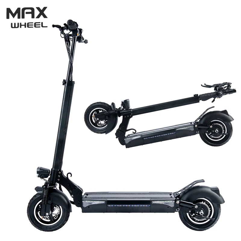 

NEW Big capacity 12.5AH battery 25KM 500W motor 10inch two wheel adults electric scooter, Black