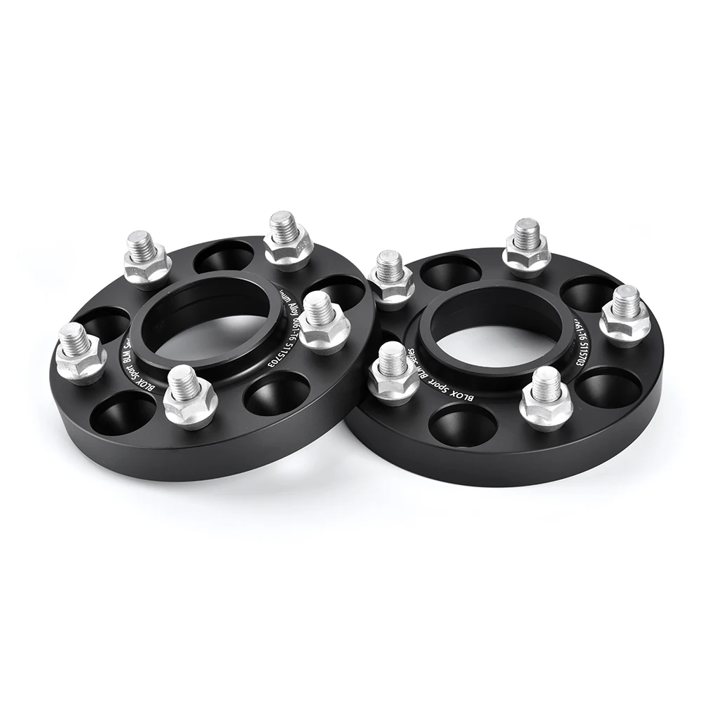 

BLOXSPORT 2Pc 20mm Hub Centric Wheel Spacers for Tesla Model 3 Performance AWD, Black