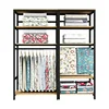 Furniture storage festive bedding container fabric shelf home textile shop display rack