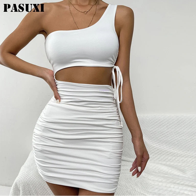 

PASUXI Wholesale Women Dress Vintage Printed Party Plus Size Apparel Casual Dresses Women Dress, As picture
