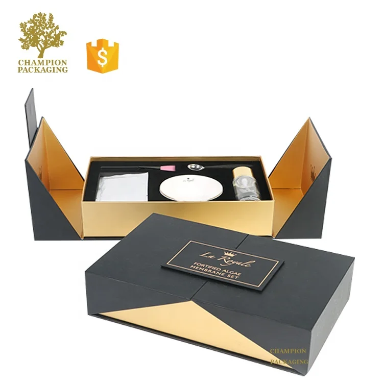 Customized Luxury Double Door Opening Gift Paper Tube Cardboard Box For