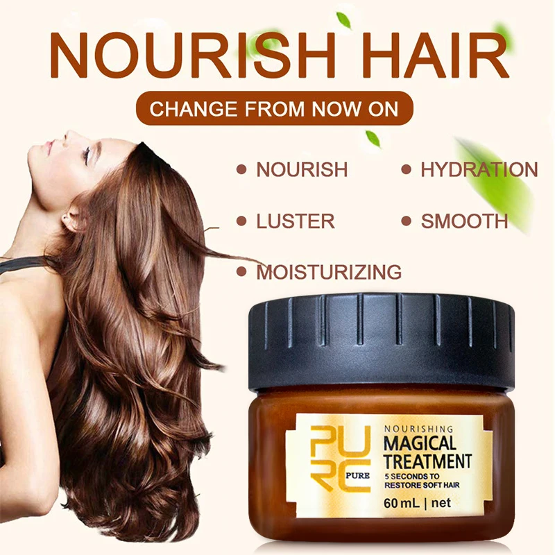 

Hot Sale PURC 5 seconds Soft hair restore hair mask