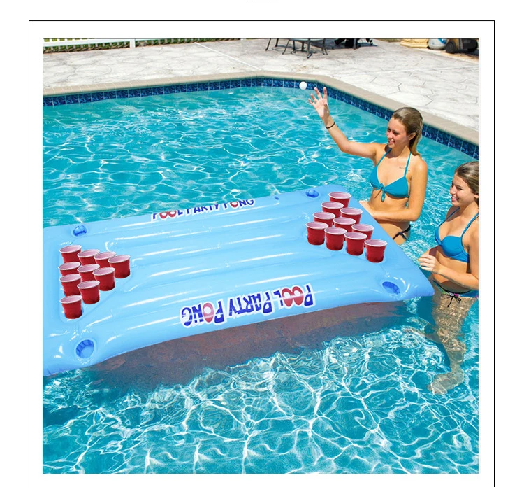 Oem Custom Party Game Inflatable Beer Pong Pool Float Table Buy