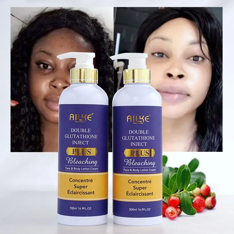 

ailke Gluta Plus Tone Up Natural Black Skin Women Face Cream Whitening Body Lotion For Bleaching