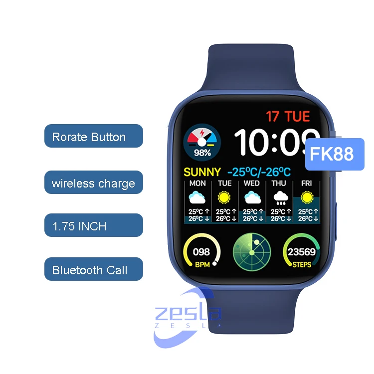 

2021 1.78 inch BT Call Fk88 pro Fk88 smart watch