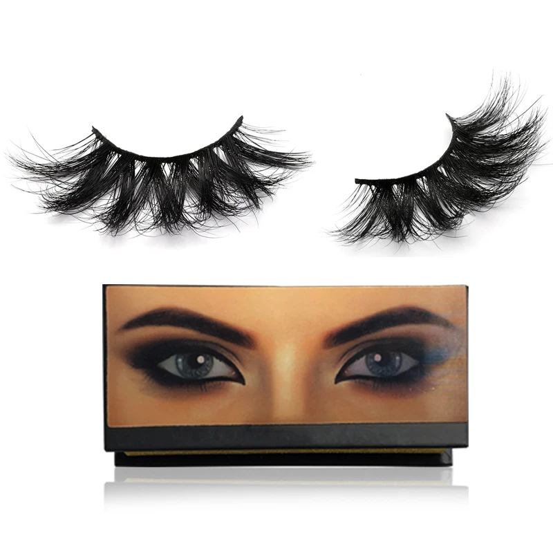 

Free Sample Hot Eyelash Fluffy Lashes 3d 7d 8d 5d 25mm False Curler Free Fancy Lash Makeup Popular Dramtic Mink Fur Hand Made