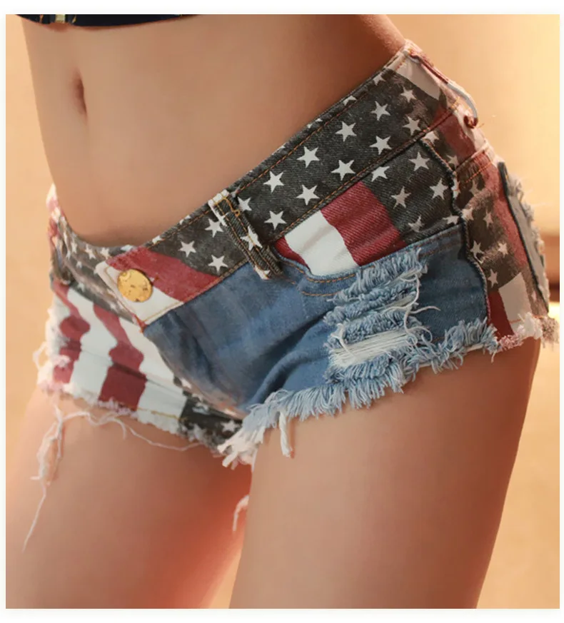 

2021 Summer Fashion Waist Beach Hot Super Shorts Lady Sexy Jeans Ripped Shorts, As pictures