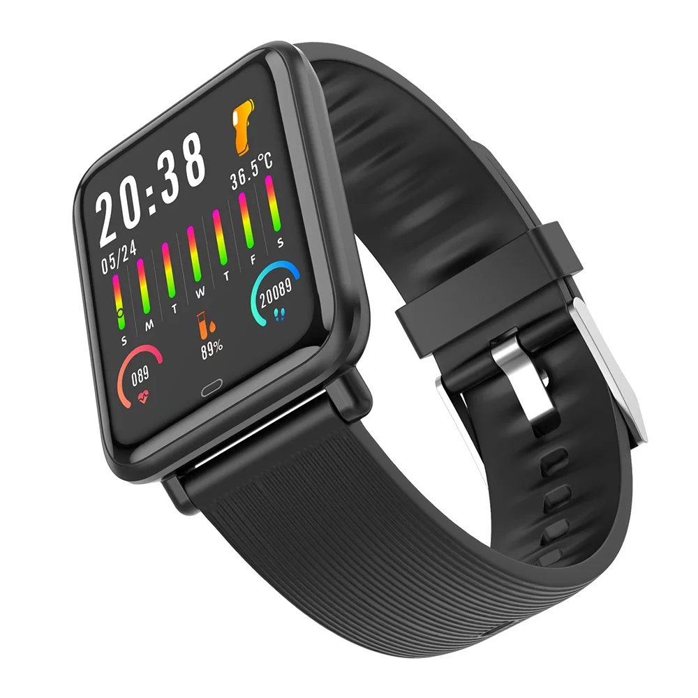 

Q9T Smart Watch Men Women Temperature Watch Blood Oxygen Heart Rate Blood Pressure Monitor Fitness Tracker Smart watch