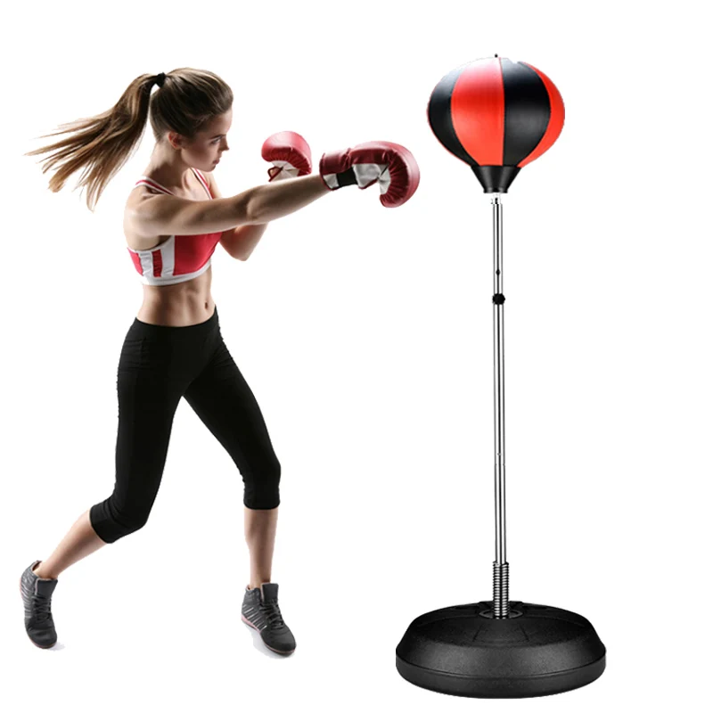 

Hot Sale Wholesale Body Building Speed Adjustable Freestanding Boxing Punching Ball Reflex Boxing Ball for Fitness Training