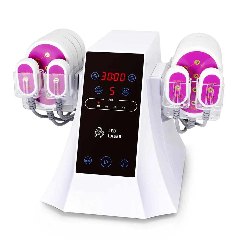 

New Design Non Invasive Safe Fast Effective Lipo Laser Pads Body Slimming Fat Reduction Beauty Machine