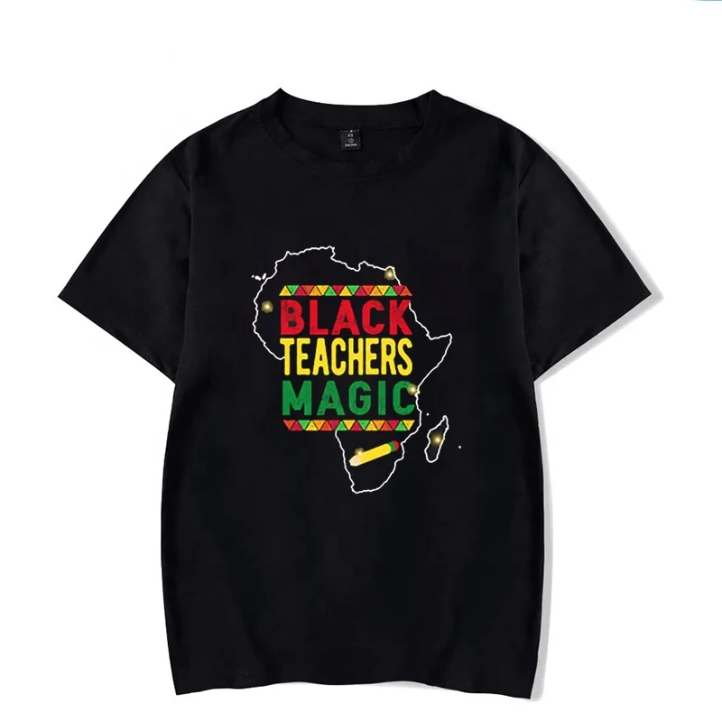 

Plus Size T Shirt Superdry Clothes Black Teacher Magic Printed Tee Shirt Harajuku Camiseta Basic Mens T Shirts