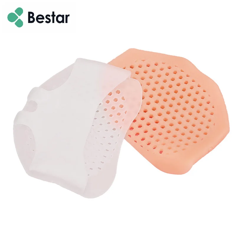 

High elastic flexible forefoot pads shockproof anti-slip high heel protector insoles, As photo or customized