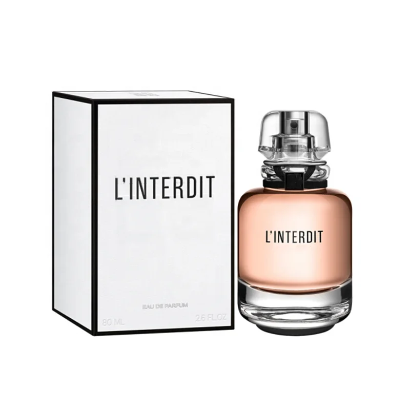 

L'Interdit Eau De Parfum Perfume 80ml Brand Women Fragrance Cologne Arab Perfume Long Lasting Smell Body Spray Top Quality