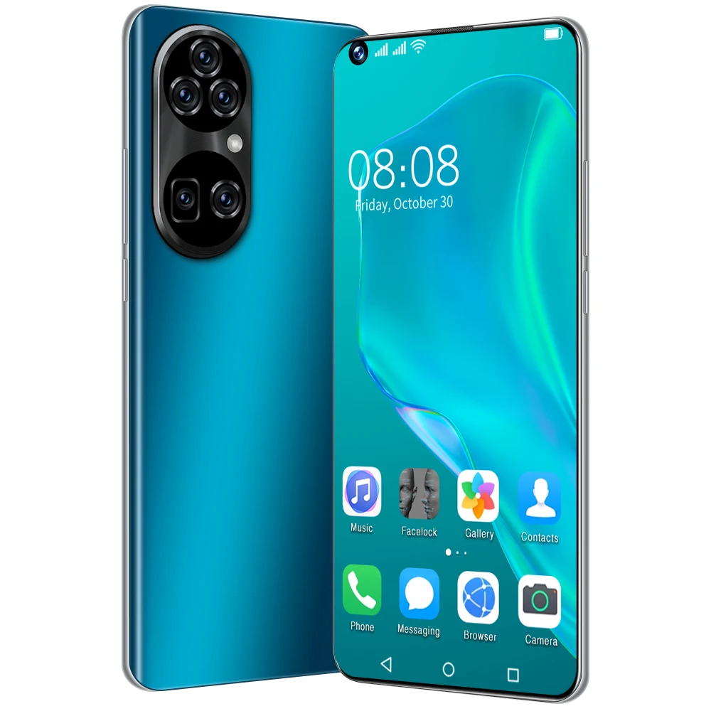 

2021 New Wholesale P50 pro+ Dual SIM Cheap Smart Phone 7.3inch Android 11 Mobile Smartphones Original Unlock Mobile Phone