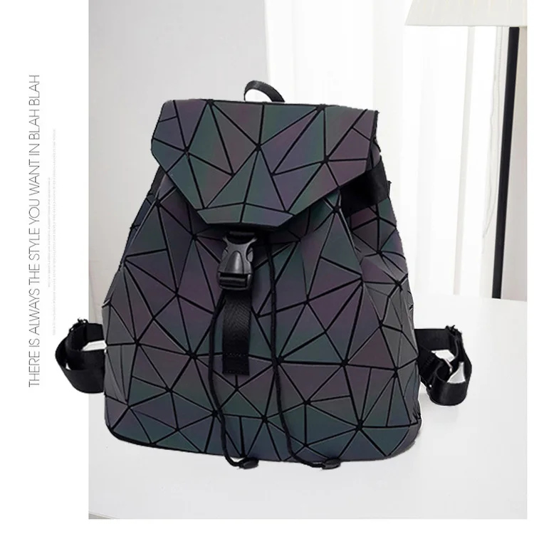 

Outdoor Fishing Backpack Night Lights Luminous Geometric Backpack