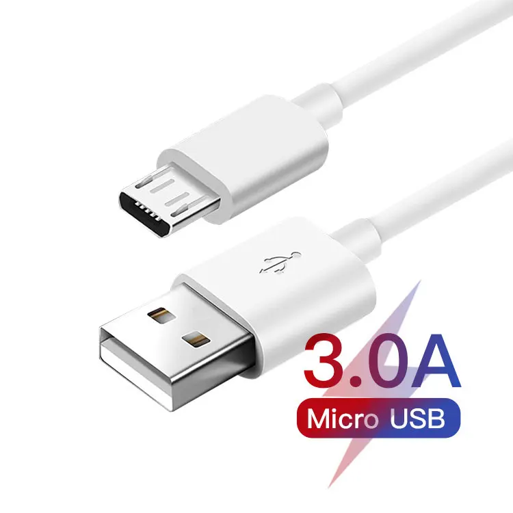 

Wholesale PVC 1M 2M 3M USB Cables 3 meters cable USB Micro Original Fast Charging Data Cable For Samsung, Black/customized
