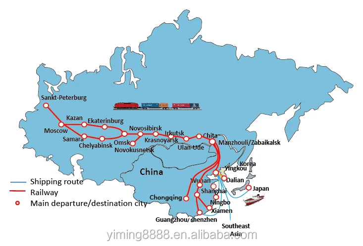 中俄铁路线路地图图片