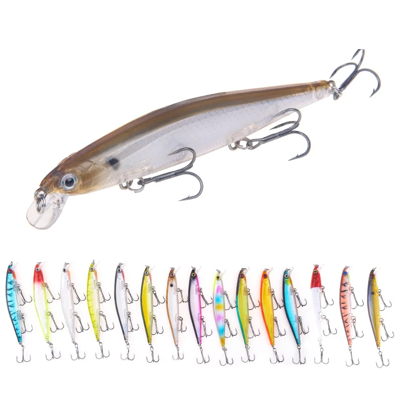 

Low MOQ 11cm Lure Fishing Lure Minnow Sinking For Grass Carp Bait, 15 colors