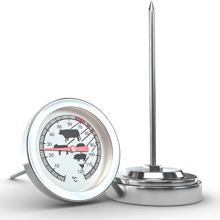 

Round Shaped BBQ Grill Temperature Gauge