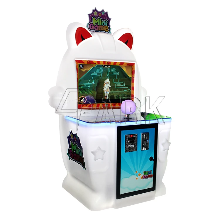 

EPARK temple parkour themed coin operated video game machine with patent cartoon plastic cabinet