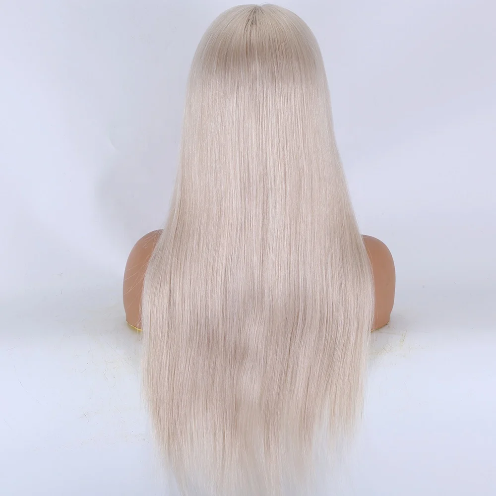 

New arrivals Silk Top Wigs Virgin Cambodian Hair Human Hair Elsa Blonde Silk Base Full Lace Wig