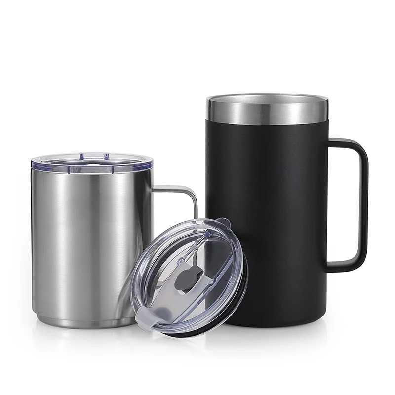 

Wholesale Best Seller Stainless Steel Double Walled 12oz 14oz Tumbler Cups Coffee Mugs Travel Mug With Handle In Bulk, Customized colors acceptable
