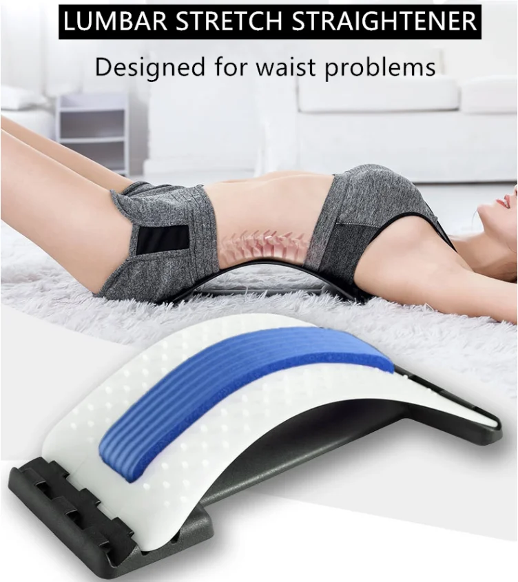 Magic Lumbar Back Pain Device Massager Muscle Stretcher