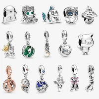

jewellery 925 Sterling silver Snake Chain Bracelet Sparkling Owl Charm Ariel Hanging Charm Luminous Ariel Hanging Charm