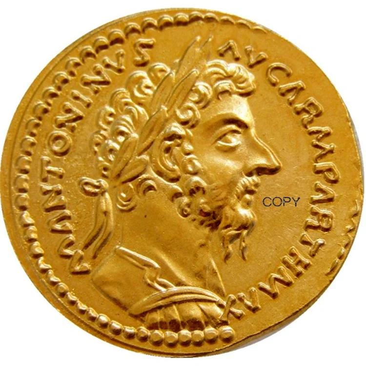 

RM(19) Reproduction Ancient Roman Gold Plated Coins