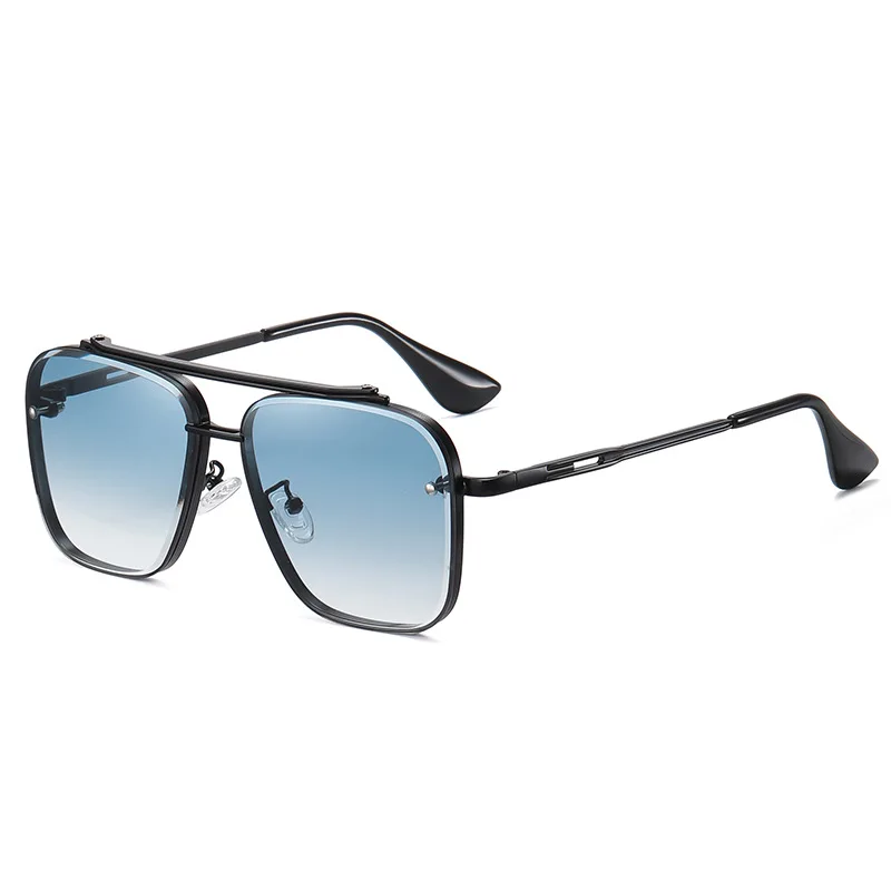 2024 Luxury for Mens Custom Logo Polarized Trendy Classic Square Eyewear Sunglasses Fashion Square Sunglasses Metal Sunglasses